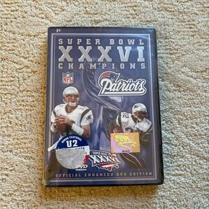 Super Bowl XXXVI Champions Patriots DVD